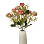 Rustic brown artificial flowers for Diwali decor – 70% OFF