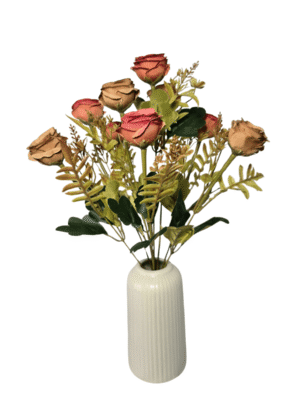 Rustic brown artificial flowers for Diwali decor – 70% OFF