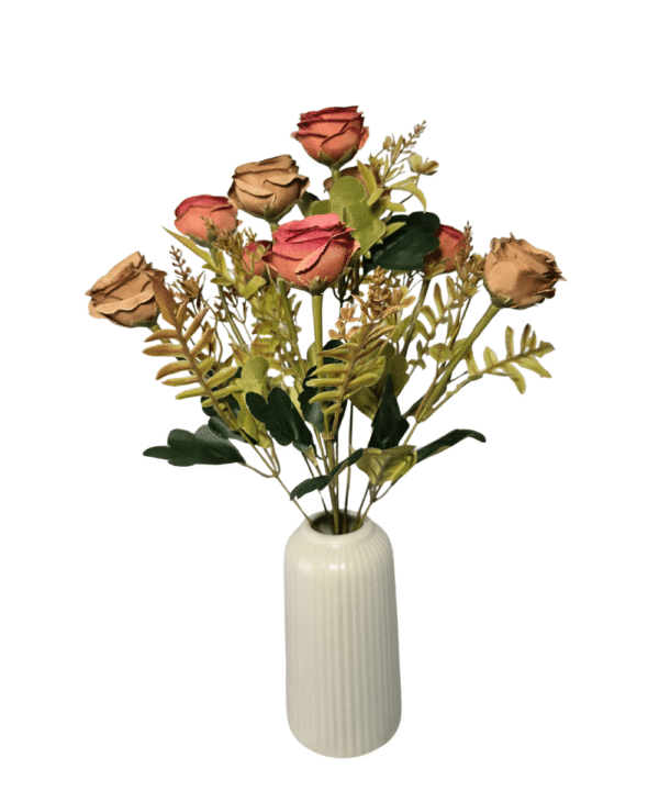 Rustic brown artificial flowers for Diwali decor – 70% OFF
