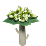 White artificial flowers 70% OFF bunch for decor