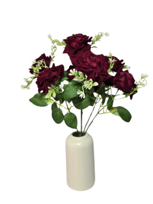 Premium artificial flowers rose bouquet at 70% OFF