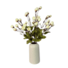 Elegant cream artificial flowers for home decor