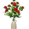 Red artificial flowers bouquet 70% OFF at Fela.in