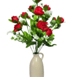 Red artificial flowers bouquet 70% OFF at Fela.in
