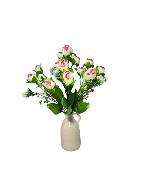 Artificial flowers rosebud bunch for decor and gifting