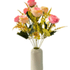 Realistic blush artificial flowers bouquet for home styling – now 70% OFF