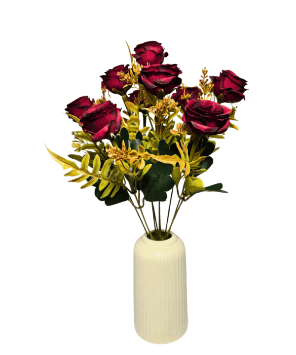 Elegant artificial red roses 70% OFF for gifting