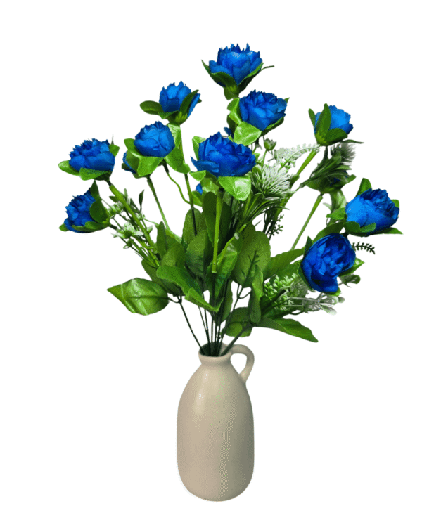 Premium blue artificial flowers for decor and gifting