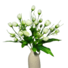 Elegant white artificial flowers bunch 70% OFF for gifting