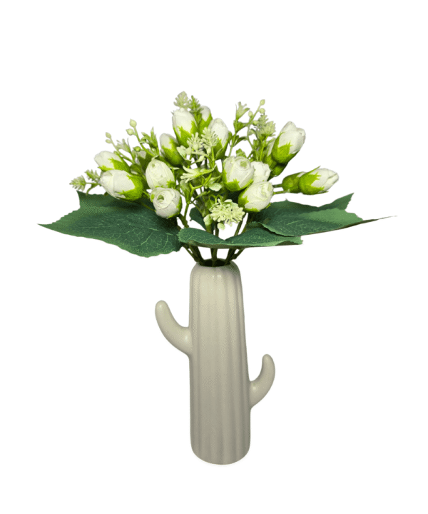 Premium white artificial flowers – 70% OFF gift idea
