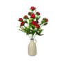 Artificial flowers bunch – bold red roses 70% OFF