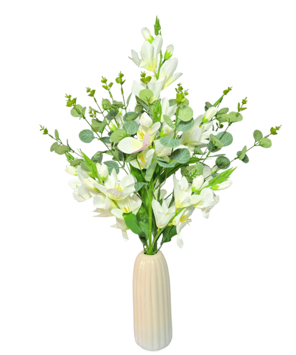 Premium artificial flowers lily bouquet – grab 70% OFF