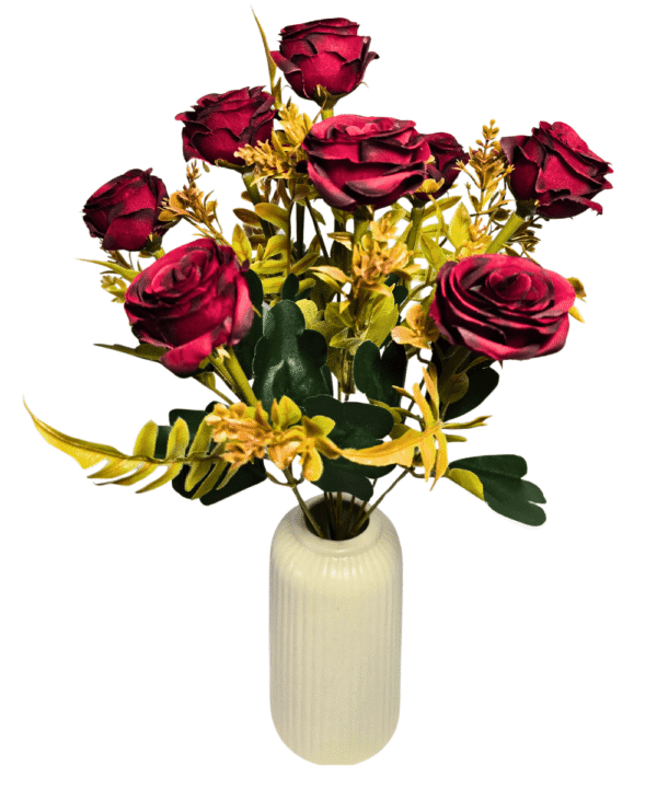 Premium red artificial roses perfect for home decor