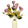 Decorative rose bunch artificial flowers for home setup