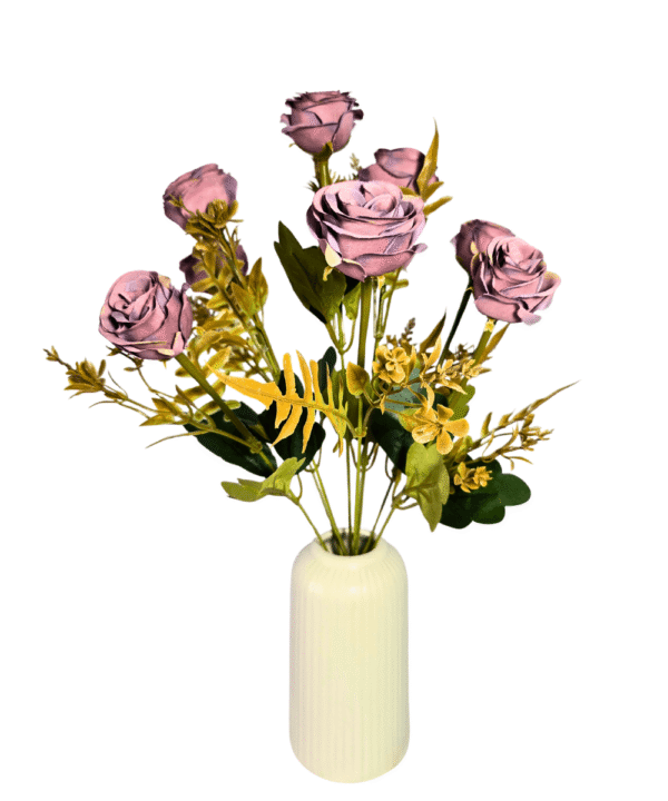 Decorative rose bunch artificial flowers for home setup