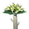 Elegant white artificial flowers 70% OFF deal