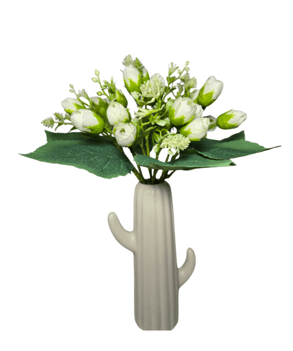 Elegant white artificial flowers 70% OFF deal