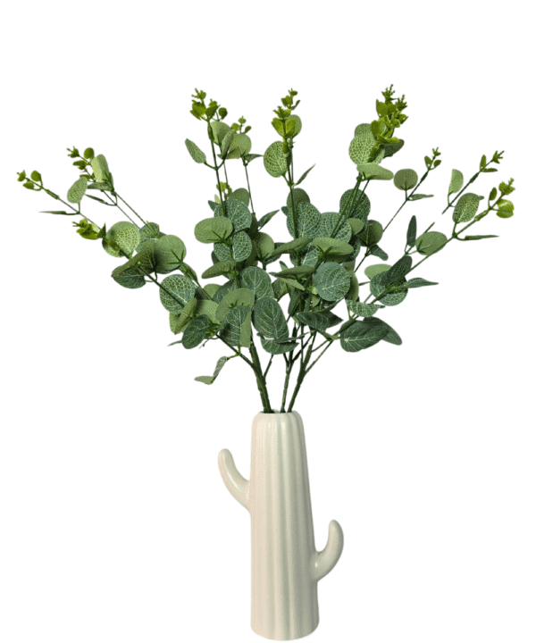 Lush green artificial plant leaf bunch – 70% OFF