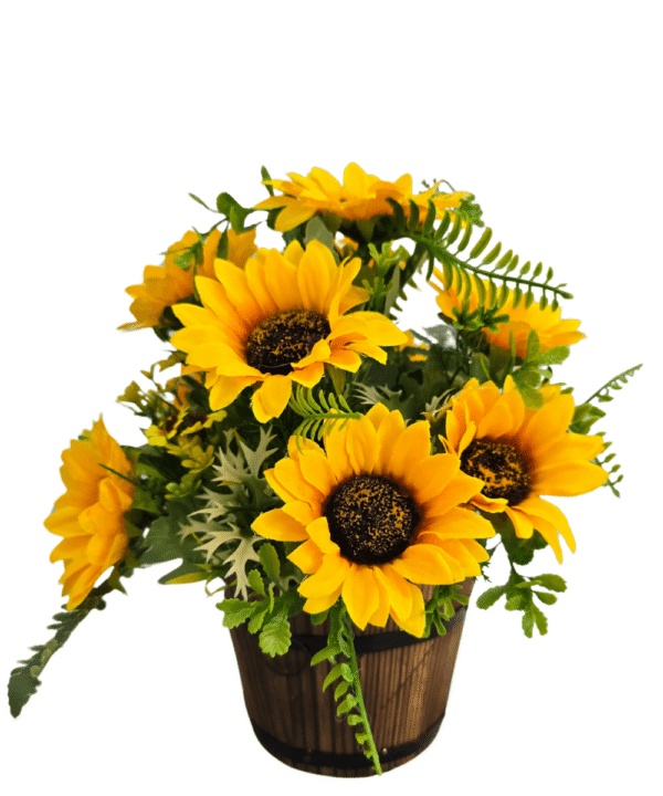 Artificial Flowers – Sunflower Basket for Home | Fela.in